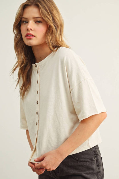 Etta Button Down Top