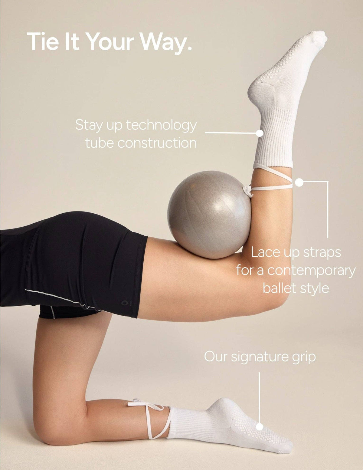 The Nina Grip Sock | LUCKY HONEY