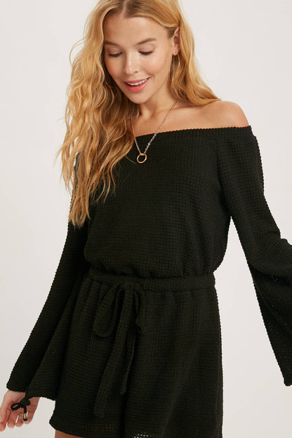 Beachy Waffle Knit Romper