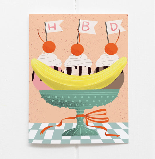 Banana Split Birthday | Birthday Card