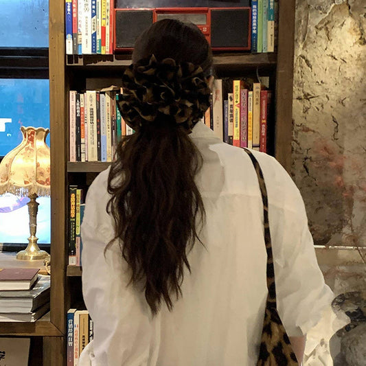 Nina Oversized Leopard Scrunchie