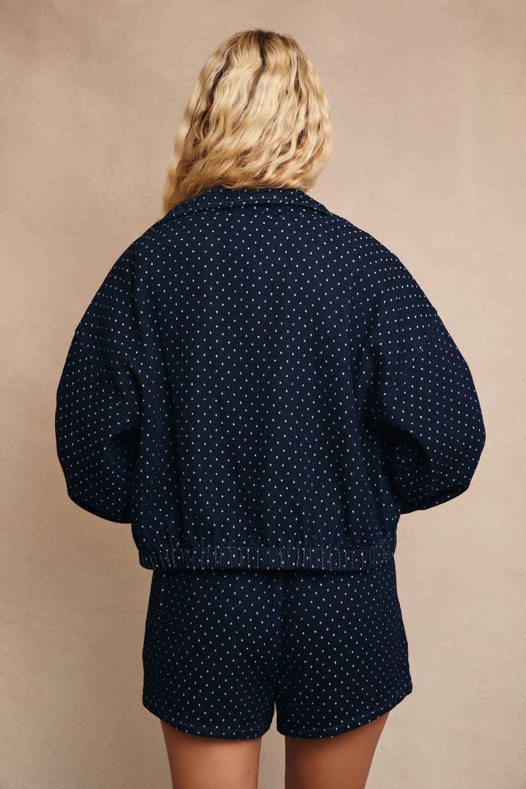Poppy Polka Dot Denim Set