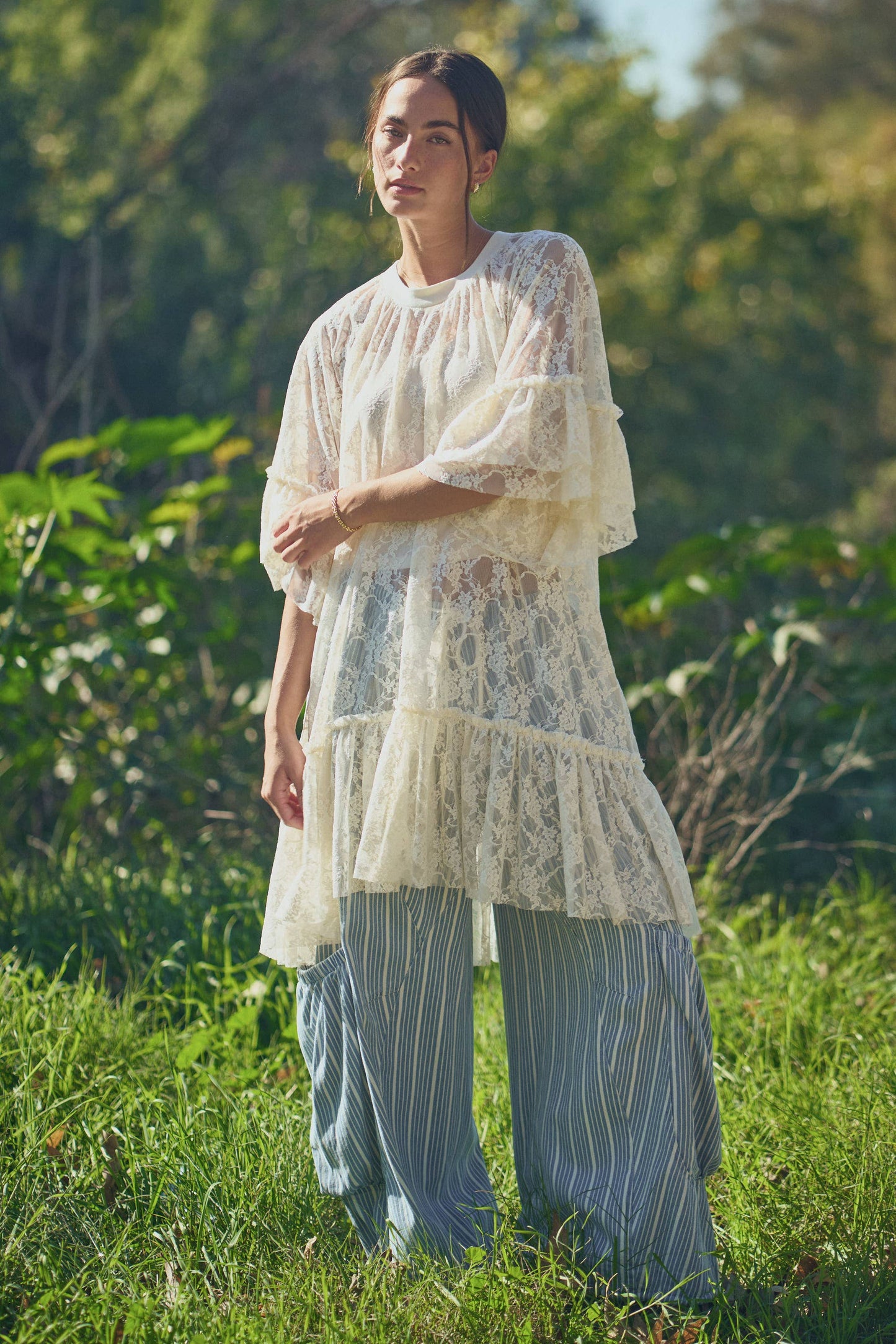 Gabbi Lace Tunic Top