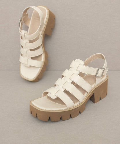 The Summer Beige | Lug Sole Gladiator Sandals