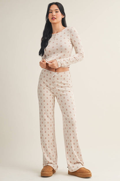 Beary Sweet Pointelle Set