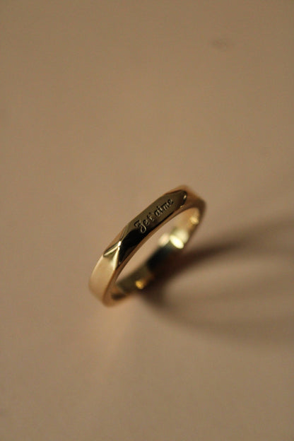 Je t'aime Ring | Waterproof Jewelry