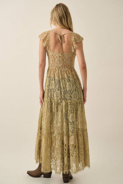 Lillian Lace Maxi Top