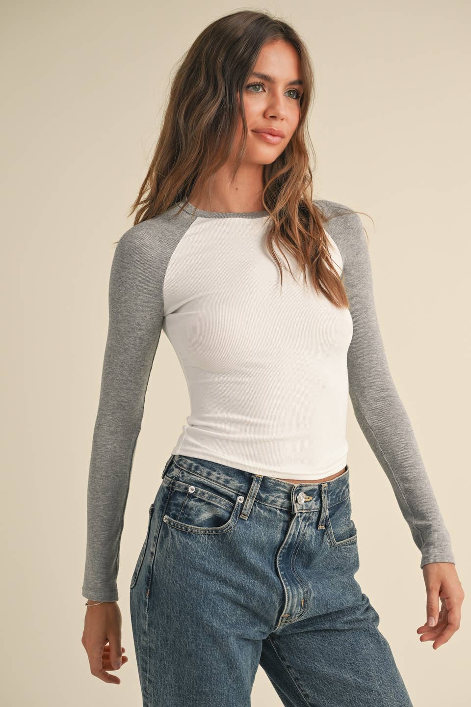 Britt Raglan Long Sleeve Tee
