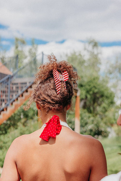 Stripe Girl Hair Claw