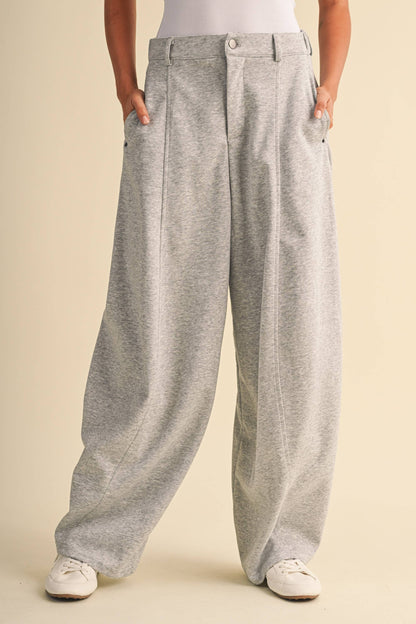 Jenna Sweatpant Barrel Trousers
