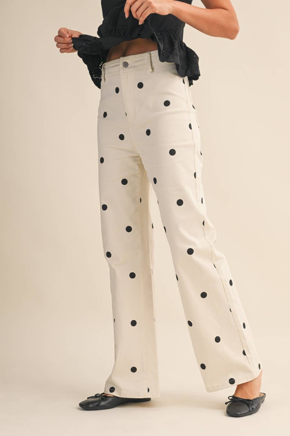 Stacie Polka Dot Jeans