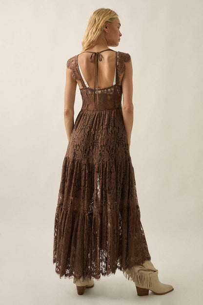 Lillian Lace Maxi Top