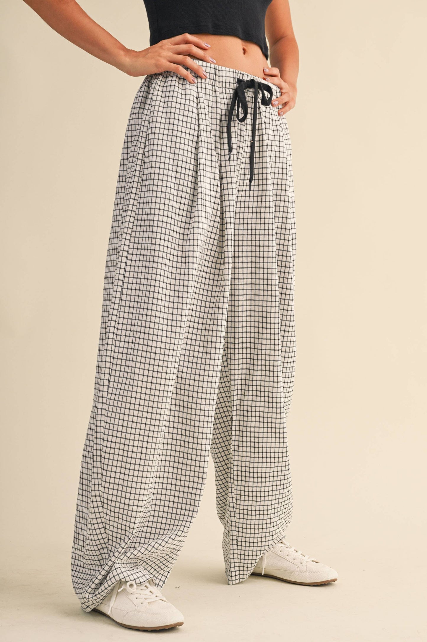 Lauren Checkered Baggy Pants