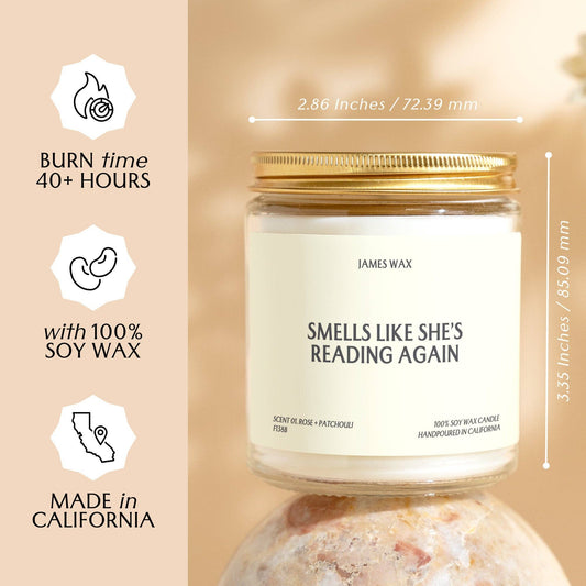 Smells Like She's Reading Again | Bookish Candle