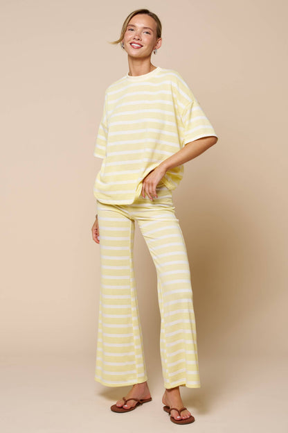 Lemon Striped Top