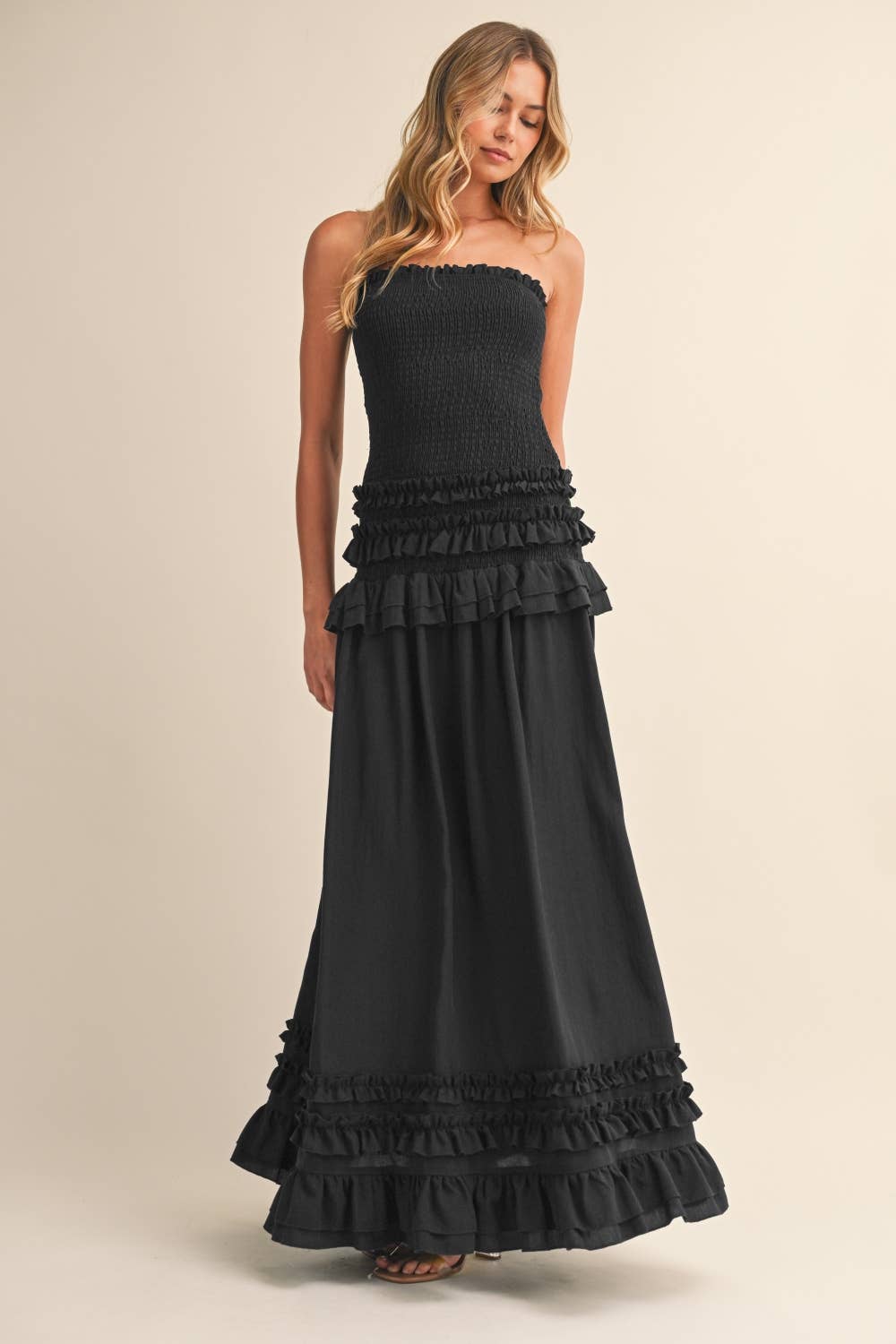 Ida Drop Waist Maxi Dress