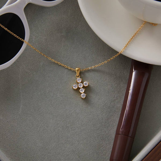 Faith Cross Necklace | Waterproof Jewelry