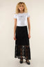 Poppy Lace Midi Skirt