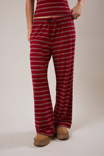 Avery Stripe Wide Leg Pant