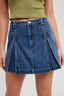 Lucy Pleated Denim Skort