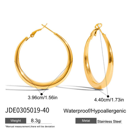 Brinn Hoop Earring | Waterproof Jewelry