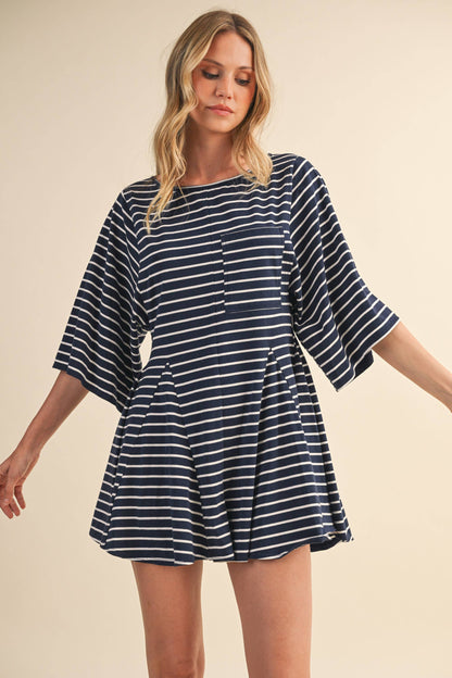 Ophelia Stripe Romper