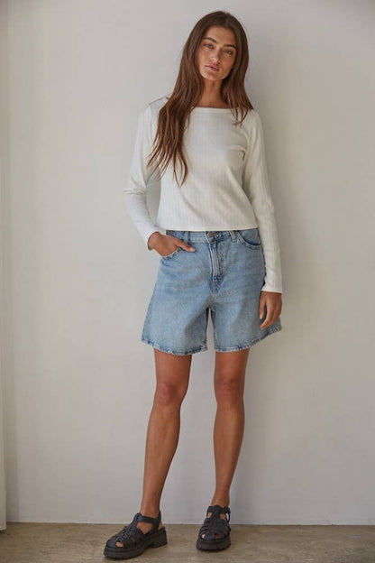 Fiona Pointelle Long Sleeve