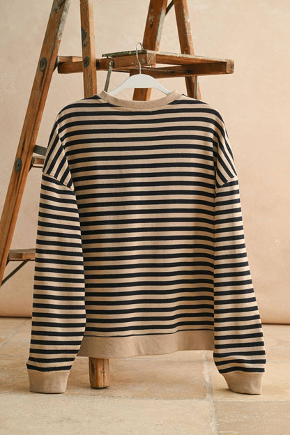 Jenna Striped Pullover