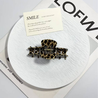 Classic Leopard Print Hair Claw