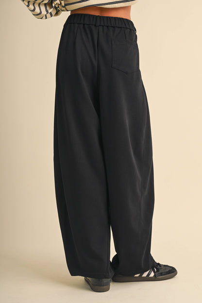Jenna Sweatpant Barrel Trousers