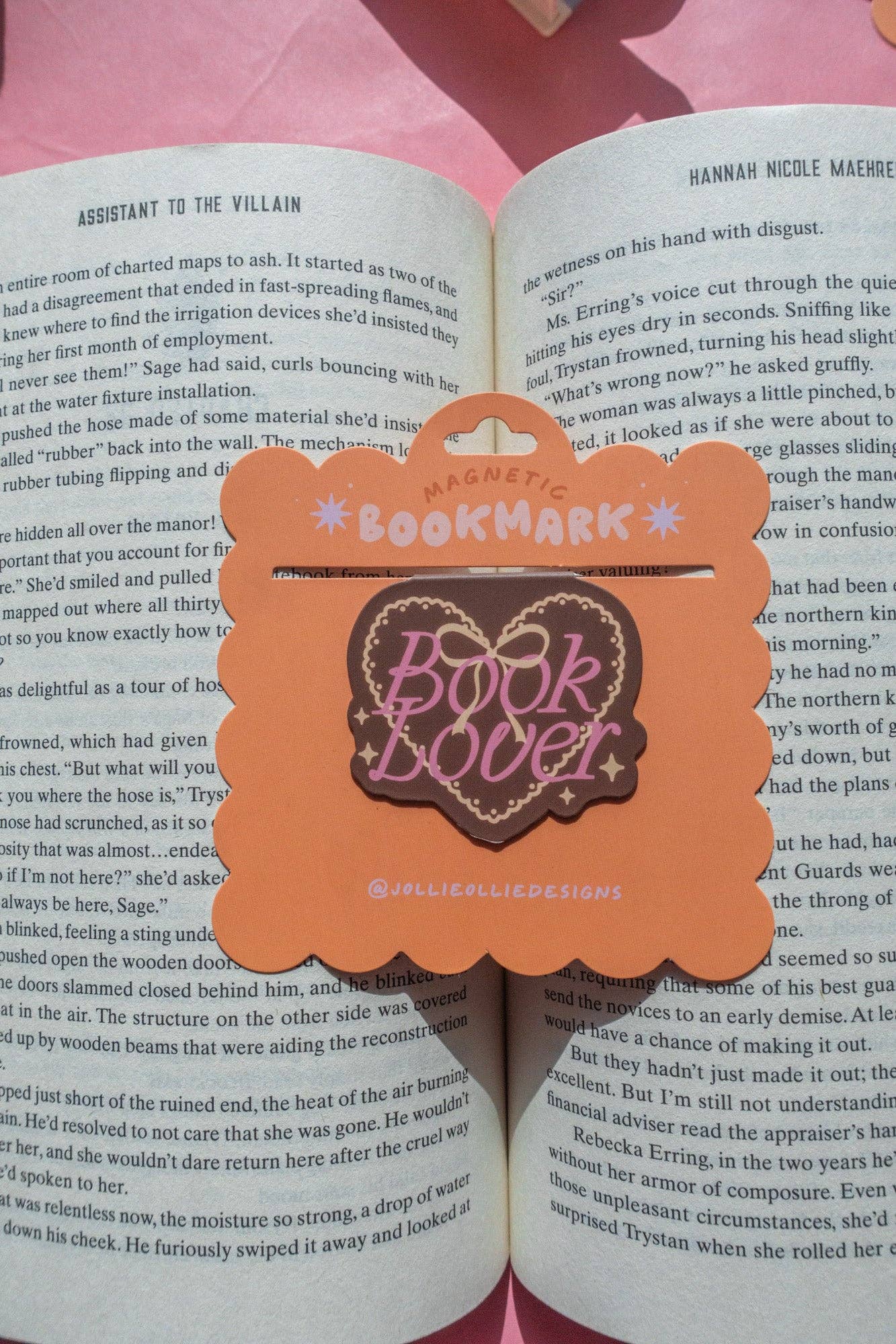 Book Lover Magnetic Bookmark