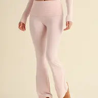 Piper Soft Knit Foldover Flare Pants