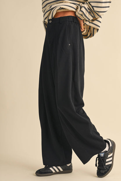 Jenna Sweatpant Barrel Trousers