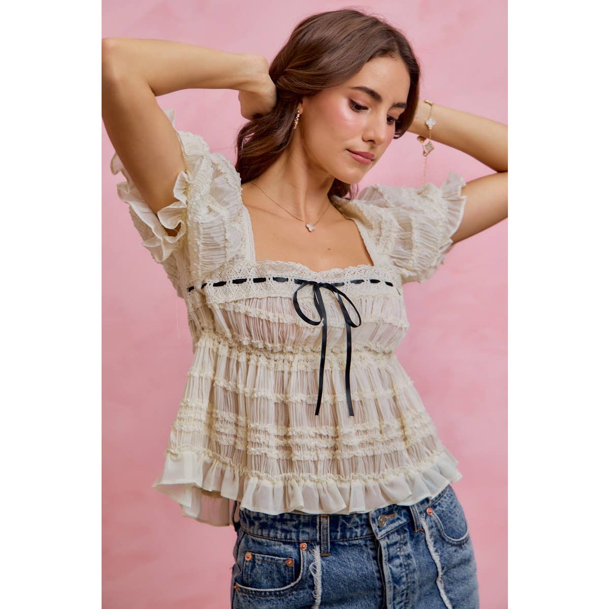 Dolly Puff Sleeve Blouse