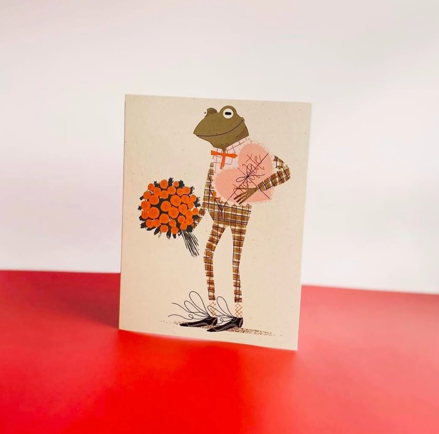 Handsome Frog Valentine Card