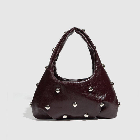 Hanna Studded Shoulder Bag