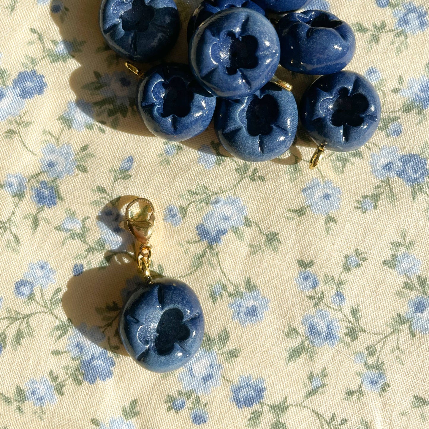Blueberry Bag Charm