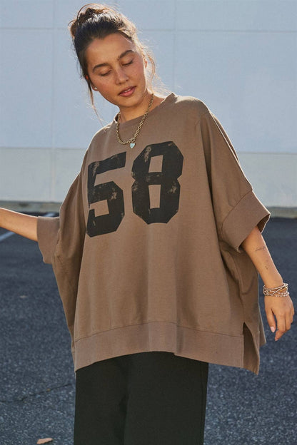 Olli Oversized Crewneck Top