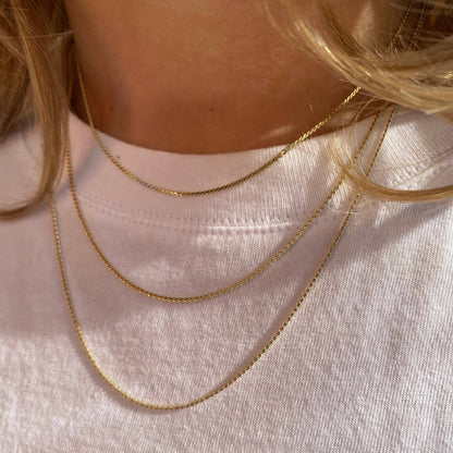 Mia Dainty Chain Necklace | Waterproof Jewelry