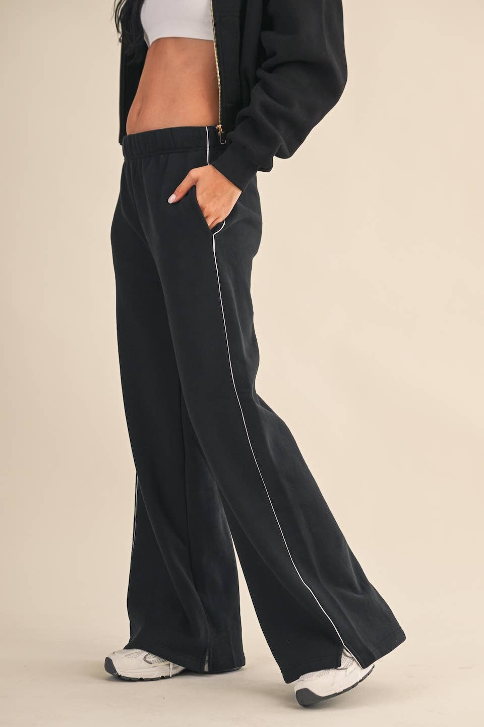 Core Cozy Fleece Wide Leg Sweatpants