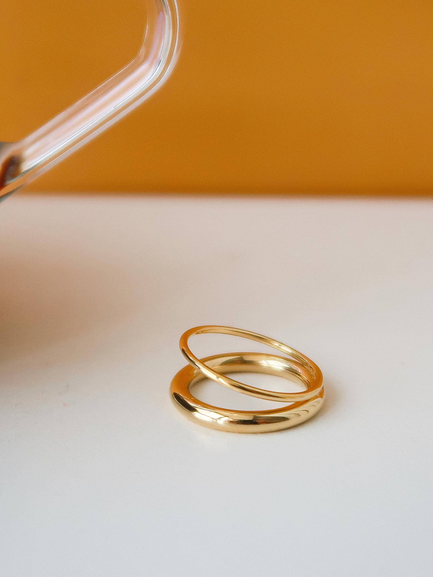 Harvey Double Band Ring | Waterproof Jewelry