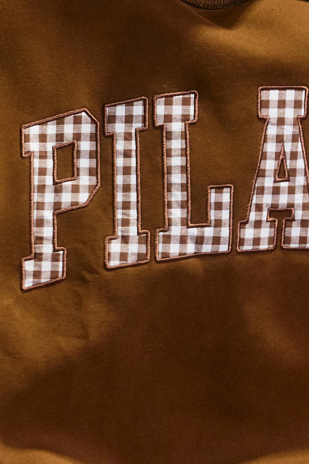 Pilates Plaid Mockneck