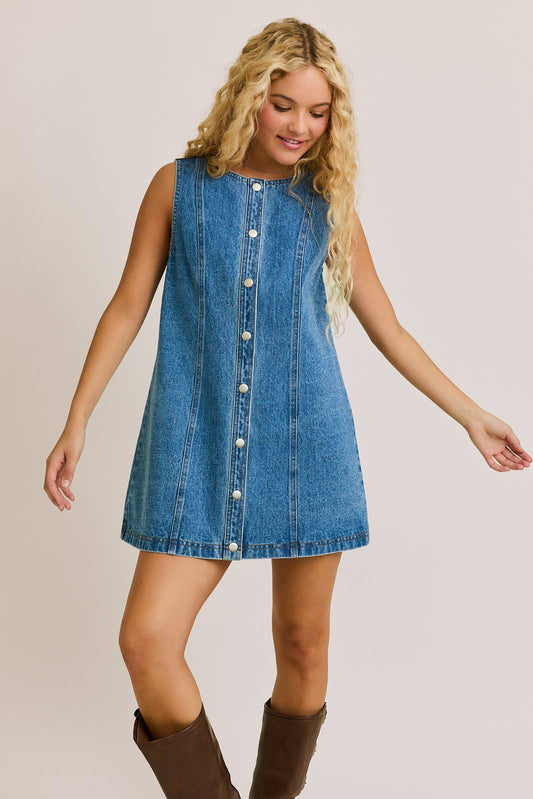 Summer Denim Mini Dress