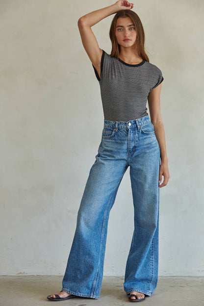 Frankie Striped Bodysuit