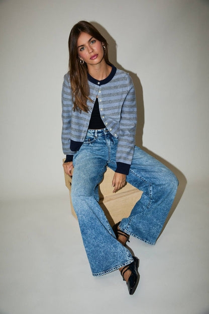 Lucy Stripe Cardi