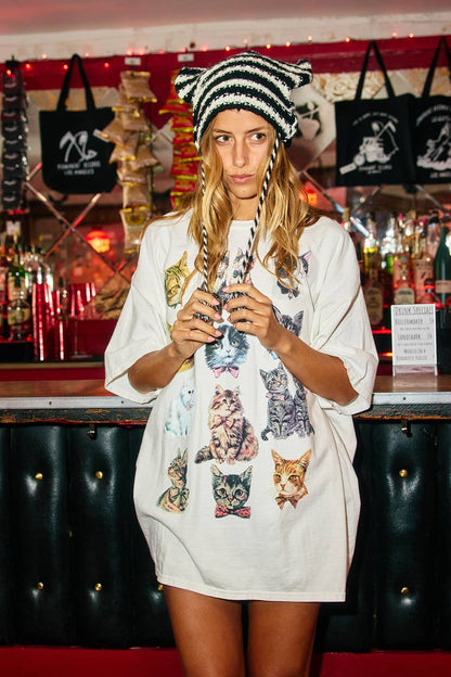 Lovely Cats Oversized Tee