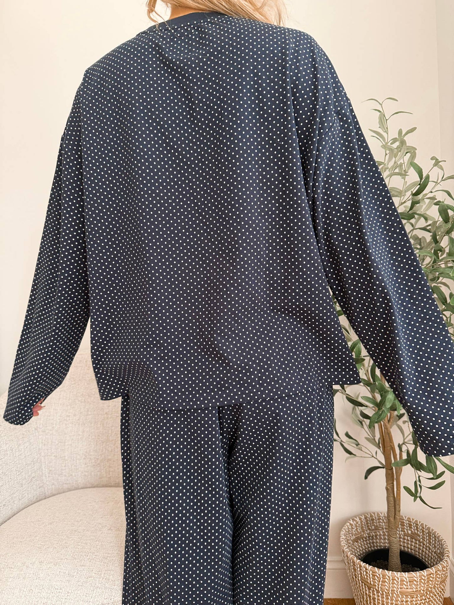 Penny Long Sleeve Polka Dot Top