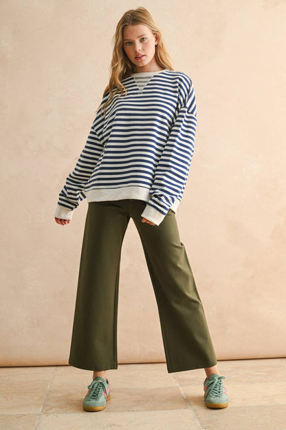 Jenna Striped Pullover