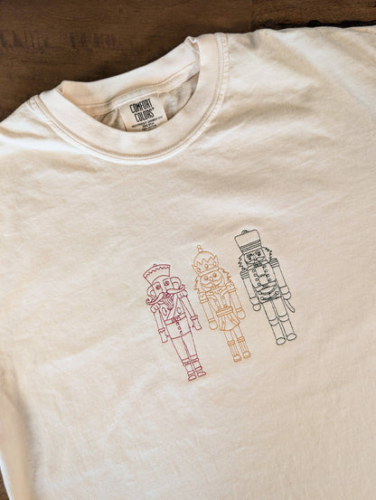 Nutcracker Trio | Embroidered Tee