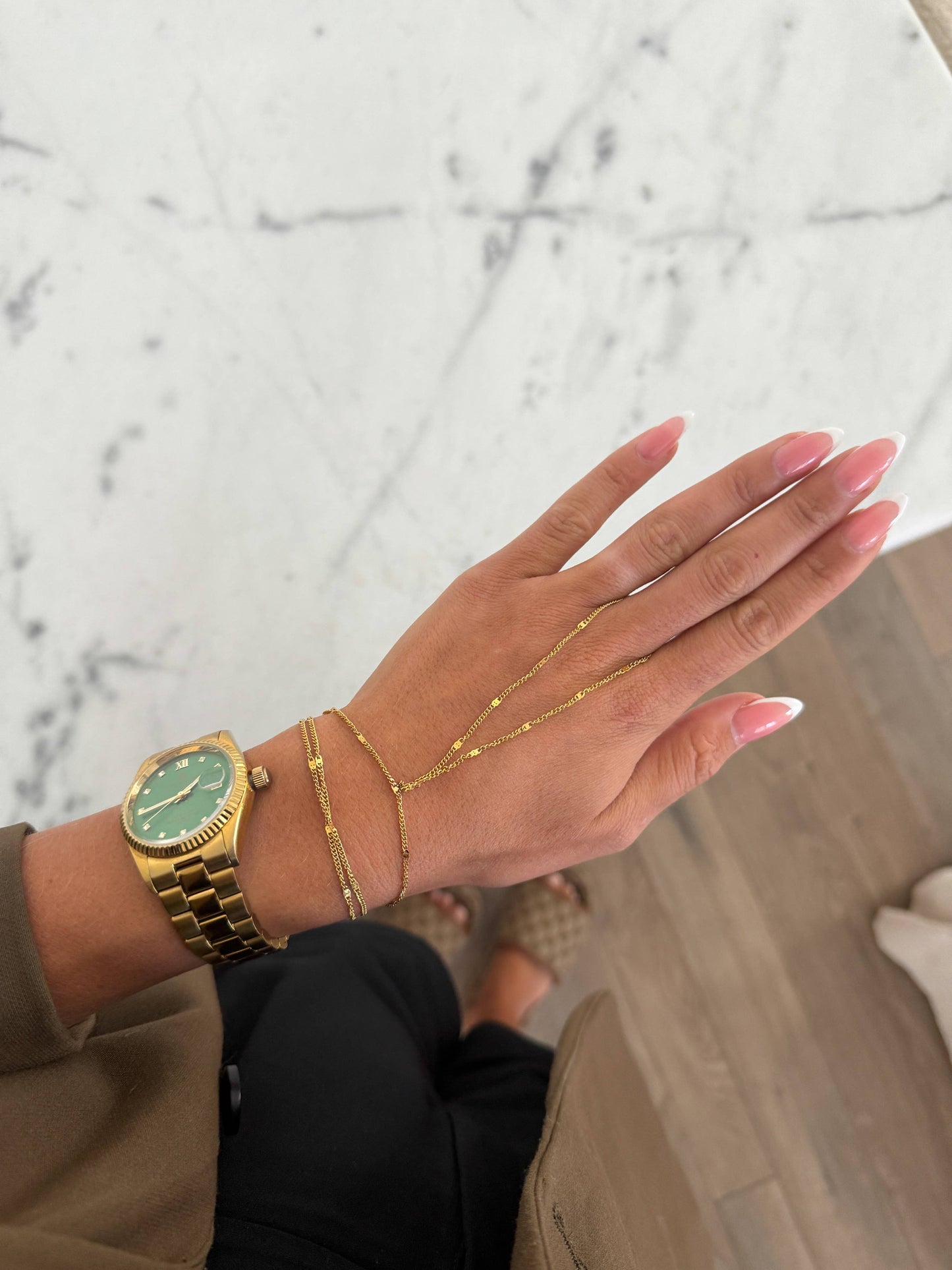 Uptown Hand Chain | WATERPROOF JEWELRY